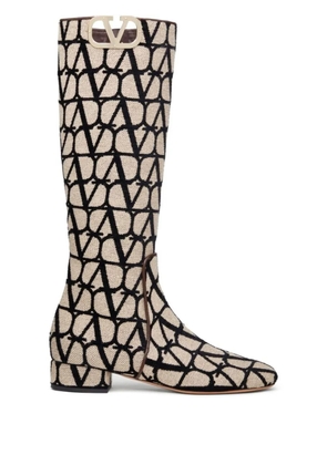 Valentino Garavani 30mm VLogo Type boots - Neutrals