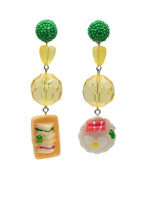Amir Slama Bijoux food drop earrings - Yellow