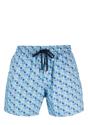 Vilebrequin Moorise turtle print swim shorts - Blue