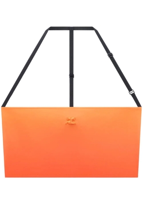 Courrèges gradient-effect bandeau top - Orange