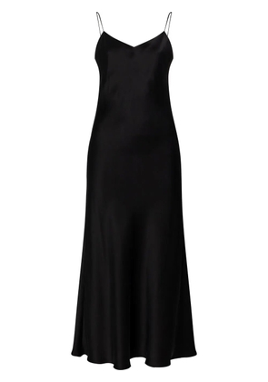 Asceno Lyon maxi slip dress - Black