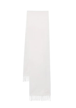 Max Mara Ivory cashmere scarf - White