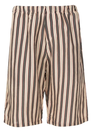 Amir Slama striped elasticated-waist shorts - Multicolour