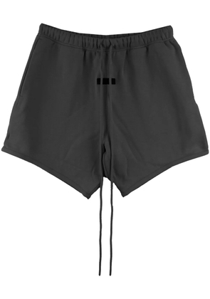 FEAR OF GOD ESSENTIALS logo-appliqué shorts - Black