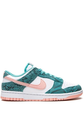 Nike Dunk Low Snakeskin 'Washed Teal/Bleached Coral' sneakers - White