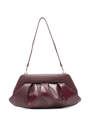 Themoirè Tia ruched clutch bag - Red