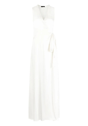 VOZ wrap-style maxi dress - White