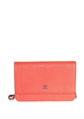 CHANEL Pre-Owned CC wallet on chain - Orange