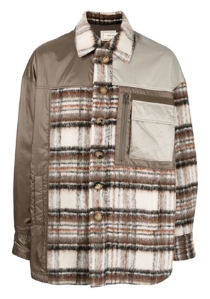 Feng Chen Wang button-up panelled jacket - Neutrals