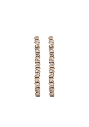 Suzanne Kalan 18kt rose gold Baby Tennis diamond earrings