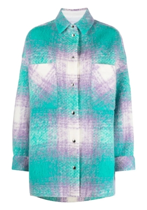 IRO Valaria plaid overshirt - Purple