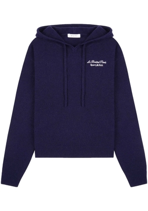 Sporty & Rich Faubourg cashmere hoodie - Blue