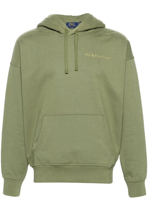 Polo Ralph Lauren logo-print drawstring hoodie - Green