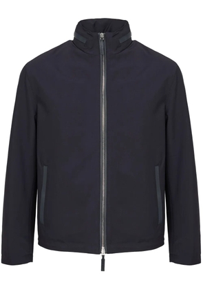 Yves Salomon high-neck jacket - Blue