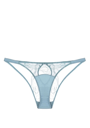 Fleur Of England Ocean Ouvert lace briefs - Blue
