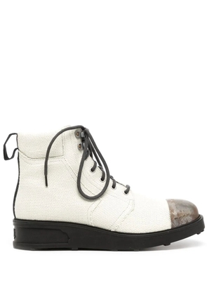 OBJECTS IV LIFE lace-up ankle boots - White