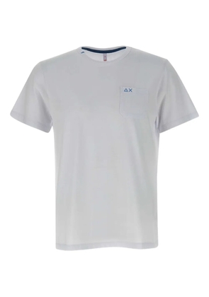 Sun68 logo-embroidered t-shirt - Grey