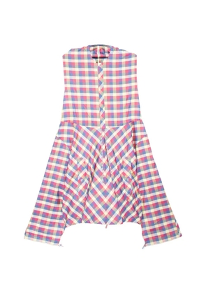 PENULTIMATE plaid midi dress - Red