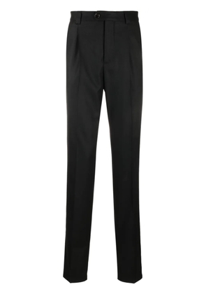 Brunello Cucinelli mid-rise wool chino trousers - Black
