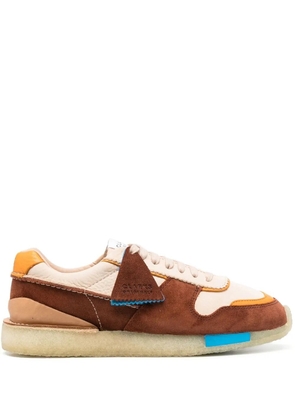 Clarks Originals colour-block panelled low-top sneakers - Neutrals