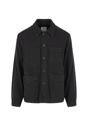 visvim button pockets overshirt - Black