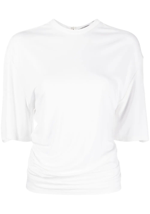 Christopher Esber gathered-detail T-shirt - White