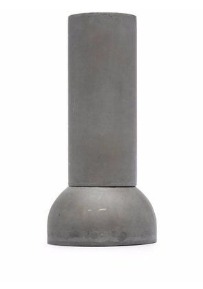 Parts of Four geometric candle holder - Grey