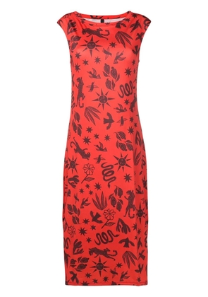 Lygia & Nanny Zababa Estampado T-shirt dress - Brown