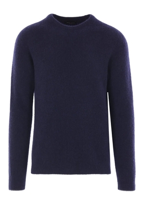 Roberto Collina round-neck long-sleeve sweater - Blue