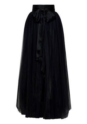 ROOM76 tulle-overlay maxi skirt - Black