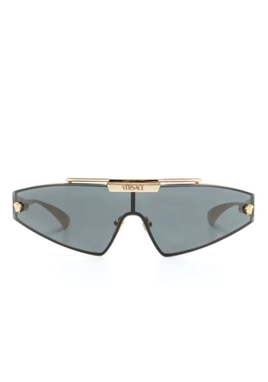 Versace Eyewear oversize-frame sunglasses - Gold