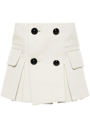 sacai pleated shorts - Grey