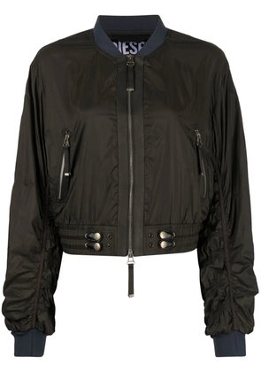 Diesel G-Noak zip-up bomber jacket - Brown