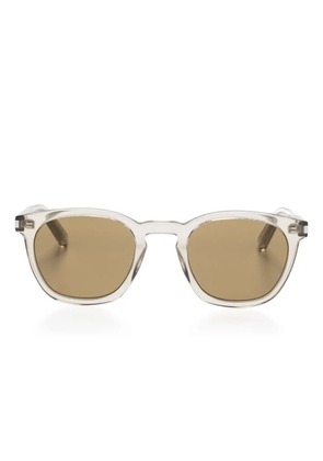 Saint Laurent Eyewear SL28 round-frame sunglasses - Neutrals
