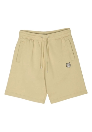 Maison Kitsuné Bold Fox track shorts - Neutrals