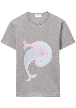 PUCCI logo-print cotton T-shirt - Grey