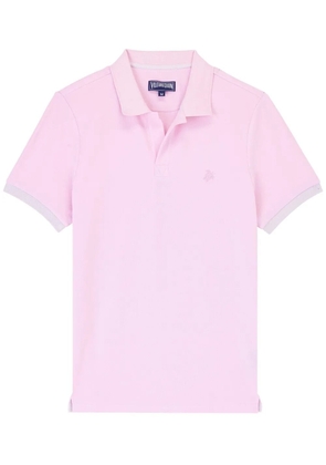 Vilebrequin logo-embroidered organic cotton polo shirt - Pink