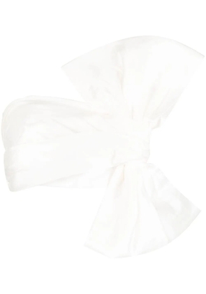 Bambah bow-detail cropped tube top - White