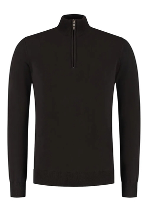 DORIANI half-zip sweater - Black