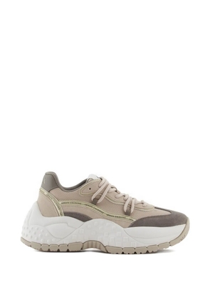 Armani Exchange logo-detail sneakers - Neutrals