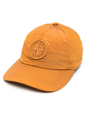 Stone Island Compass-patch curved-peak cap - Orange