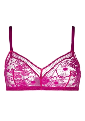 ERES Royal lace triangle bra - Pink