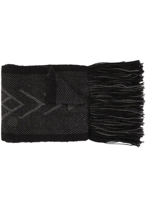 VOZ Mapu fringed scarf - Black
