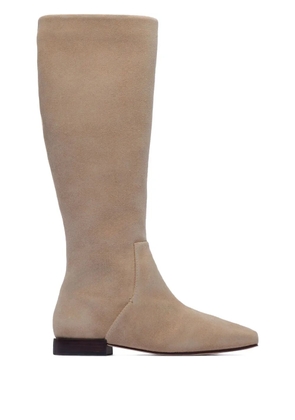 Bernardo Barnes suede boots - Neutrals