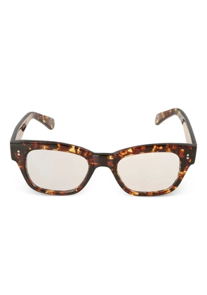 Kador Professor/N geometric-frame glasses - Brown