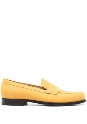 Scarosso Austin leather loafers - Yellow