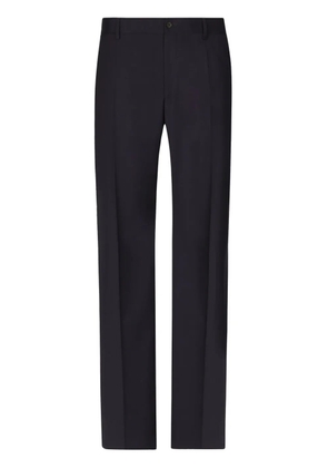 Dolce & Gabbana linen-blend trousers - Blue