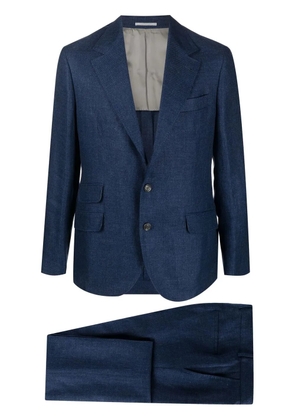 Brunello Cucinelli single-breasted two-piece suit - Blue