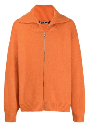 Palm Angels Unknown Location zipped cardigan - Orange
