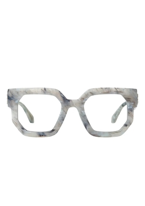 Off-White Eyewear marbled frames - Grey